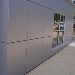 ACP Cladding - Aluminum Composite Panels, Customizable Dimensions, Gray Color | Lightweight, Durable, Easy Installation, Thermal Insulation, Weather Resistant