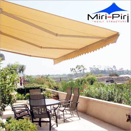 Cream Retractable Awnings