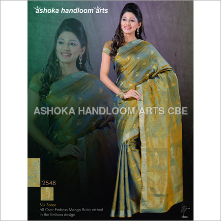 Emboss Silk Sarees