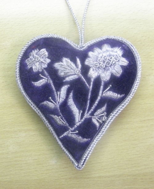 Christmas Decoration Blue Heart