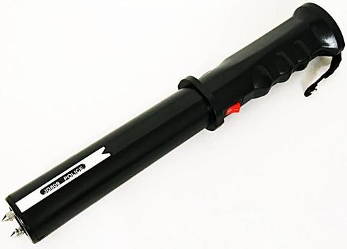 POLICE STUN BATON WITH BUILT IN TORCH FUNCTION IN DELHI INDIA