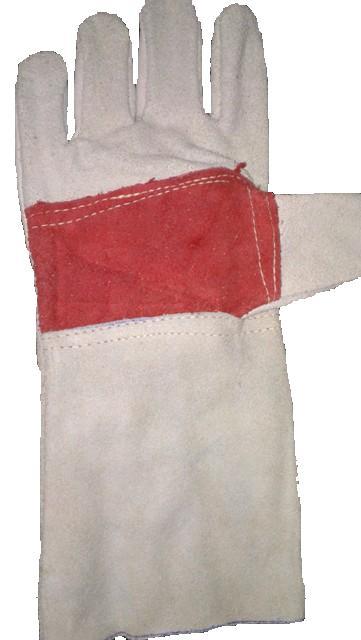 Leather Gloves Red Palm