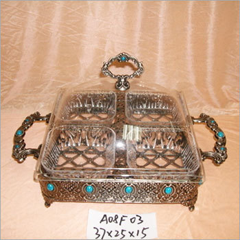 Dry Fruit Tray Set With 4 Bowls 1