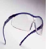 CLEAR/BLACK ANTISCRATCH GOGGLES