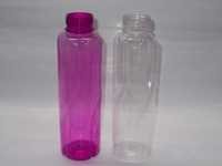Plastic Fridge Bottles - 2 Ltr, Transparent And Pink Plastic With Easy Open End Sealing
