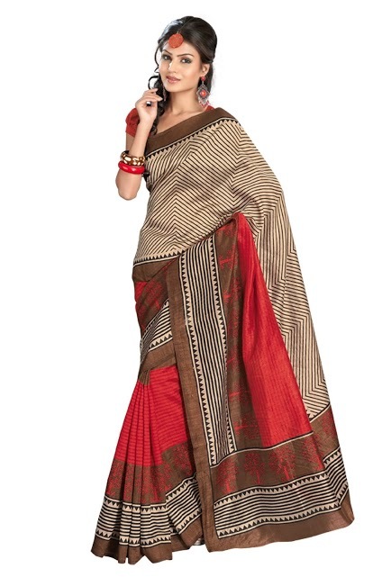 PRINT SILK SAREES ONLINE SHOPPING