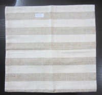Pure Silk Cushion Cover - 100% Silk, Square Shape, Cream Color , Plain Dyed Design, 2mm Thickness, Hand Woven Craftsmanship