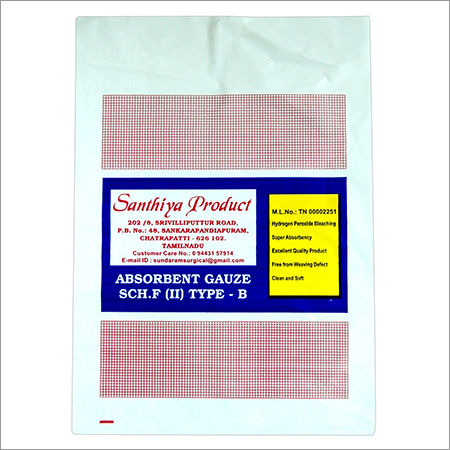 Red Absorbent Gauze Cloth