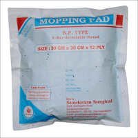 White Sterile Mopping Pad