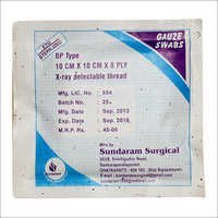 Sterile Gauze Swabs - 100% Cotton, Square Shape | Skin Friendly, Comfortable, Anti-bacterial, Durable