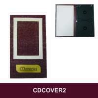 Cd Cover - Rexine & Plastic, Standard Size, Maroon-white | Attractive Design, Moisture Proof, Scratch & Dirt Resistant