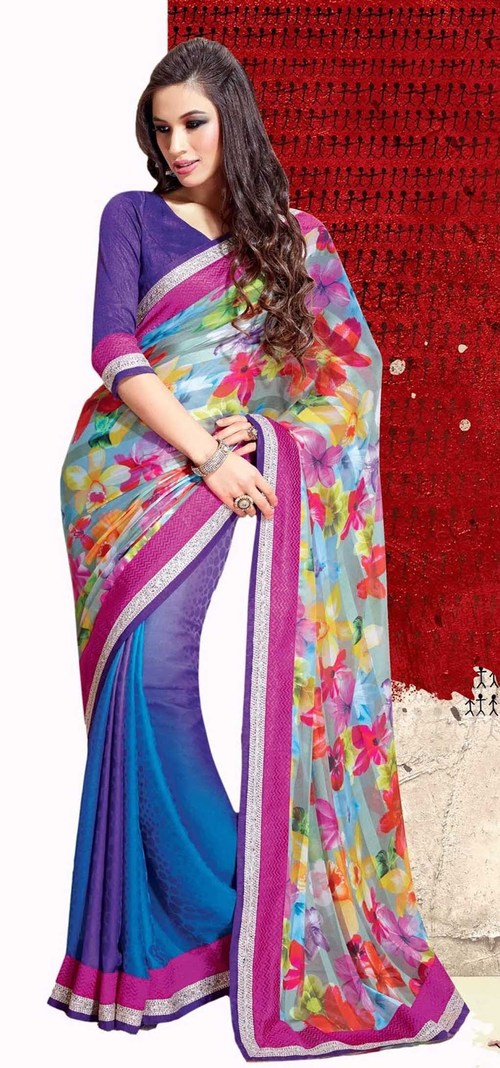 Satin Saree