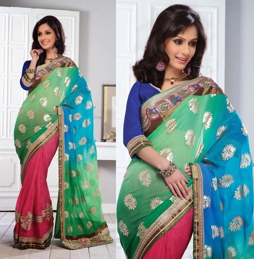 Festive Half And Half Sarees