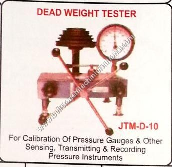 Dead weight tester