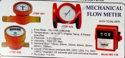 Mechanical flow meter
