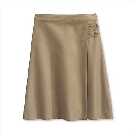 Girls Plaid Pleated Skirt