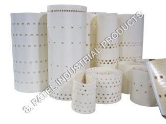 White Perforated Conveyor Belt