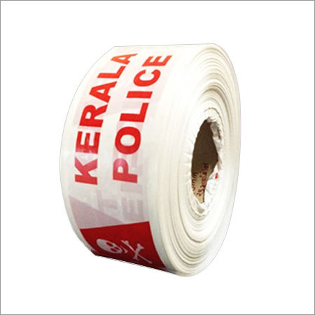 Police Barricade Tape - Plastic LDPE Film, 250-300 Meter Rolls | High Tearing Strength, Strong Adhesiveness, Custom Printed Designs