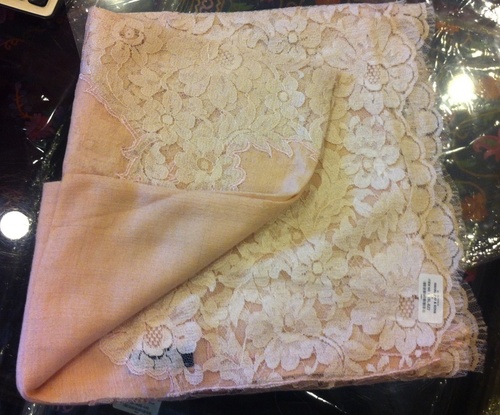 Embroidered Pashmina Lace Stoles