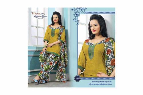 India Unstiched Cotton Sawar Kameez Suits