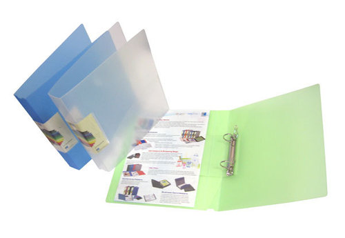 Ring Binder,2-D Ring with Stopper,25mm Fresh Colours