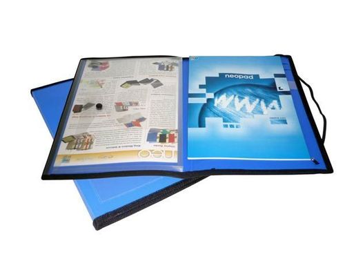 Conference Folder II with Pad & Gusseted Pocket, Swen Edges