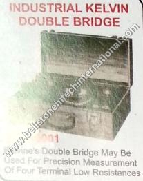 Industrial kelvin double bridge