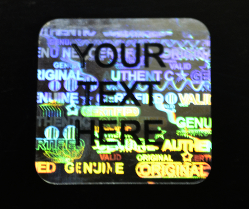 Generic stock hologram labels