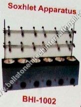 Soxhiet Apparatus - Glass and Metal, 5 Samples Capacity | Efficient Extraction, Solvent Recycling, Electric Heating