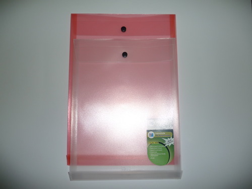 Neostyle Plastic Button Closure, Portrait, 1" Gusset