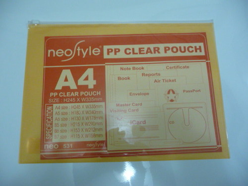 polypropylene pouch