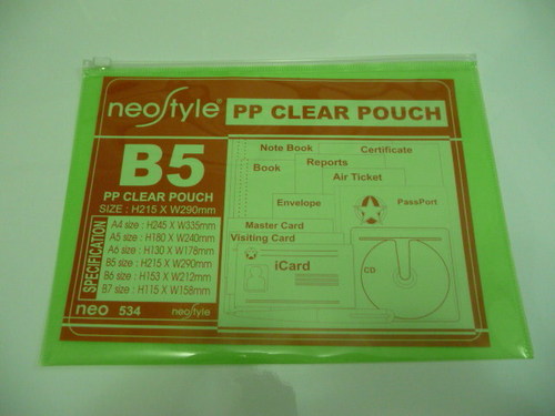 polypropylene pouch