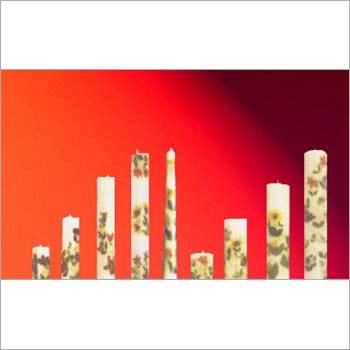 Dry Flower Candles