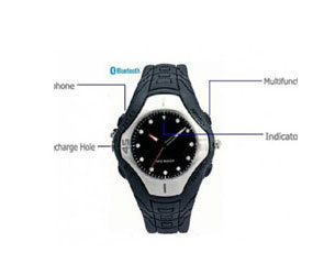 SPY BLUETOOTH WATCH EARPIECE SET IN DELHI INDIA