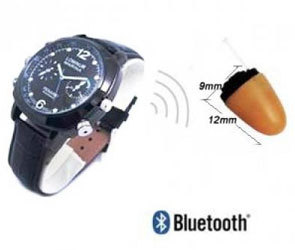 SPY BLUETOOTH WATCH EARPIECE SET IN DELHI INDIA