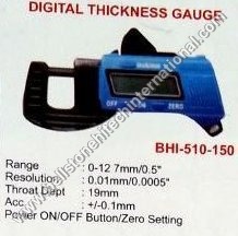 Digital thickness gauge