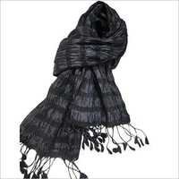 Black Beauty Crinkle Scarf