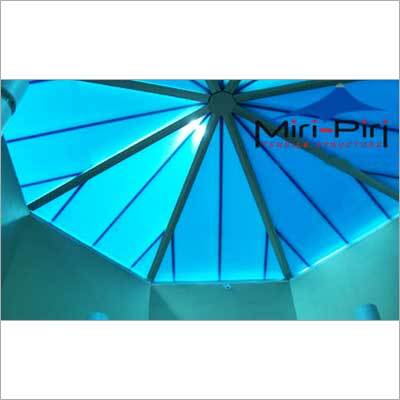 Blue And Green Atrium Skylight Shades