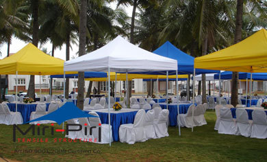 Yellow Canopy Tents