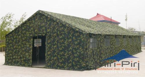 Green Army Tents