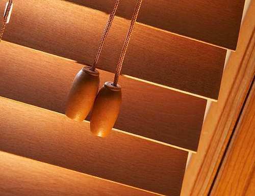 Brown Venetian Blinds  