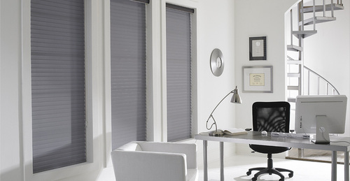 Dark Grey Sheer Blinds