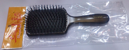 Spb Curved Paddle Brush (2) - Plastic Nylon, 8x4 Inches | Ergonomic Handle, Soft Nylon Bristles, Curved Paddle Design