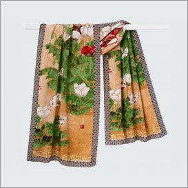 Stoles & Scarves Printing - Silk Blend, 70x180 cm | Digital Print, Custom Designs, Vibrant Colors, Durable Fabric