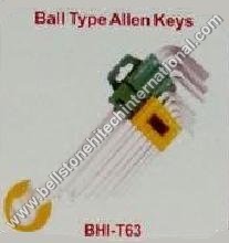 Ball Type Allen Keys - Chrome Vanadium 2-10 mm 10 Pieces | Precise Fitting Durable Steel Ball End