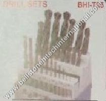 Drill Set - High-Speed Steel 1-10 mm Silver | Precise Drilling Durable Bits Versatile Sizes Convenient Case