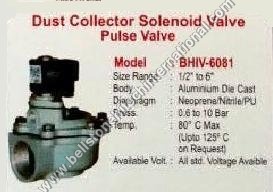 Dust collector solenoid valve pulse valve
