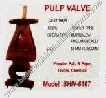 Pulp valve