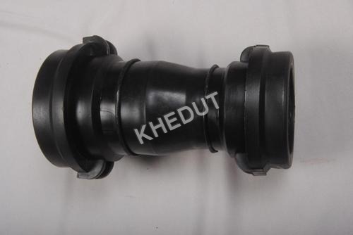 Sprinkler Pipe Reducer - Virgin HDPE, Sizes: 63X75mm, 75X90mm, 90X110mm, 75X110mm | Black, Female + Female Connection, Thickness: 1-12mm, Rubber Ring