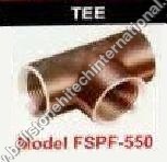 Tee - Copper 15-50mm, Polished Finish | Three Ports, NPT Thread, 10 Bar Pressure